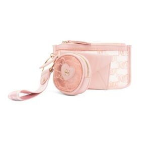 NWT Juicy Couture Pink Clutch and Wristlet Set